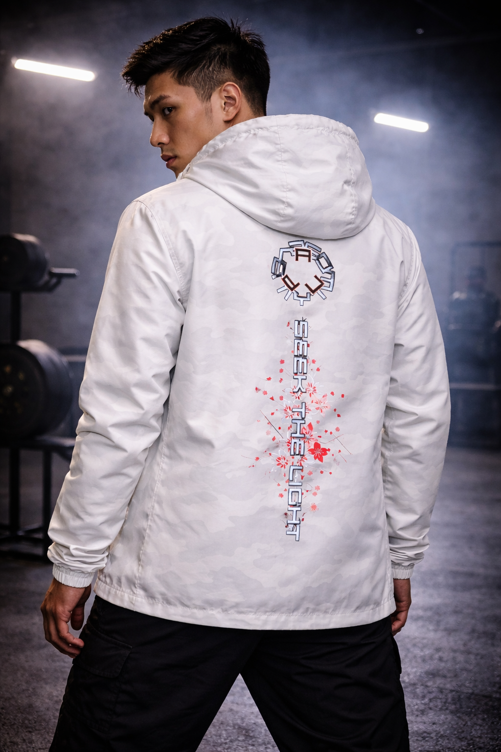 Cherry Blossom Collection: Ghost windbreaker Seek the Light