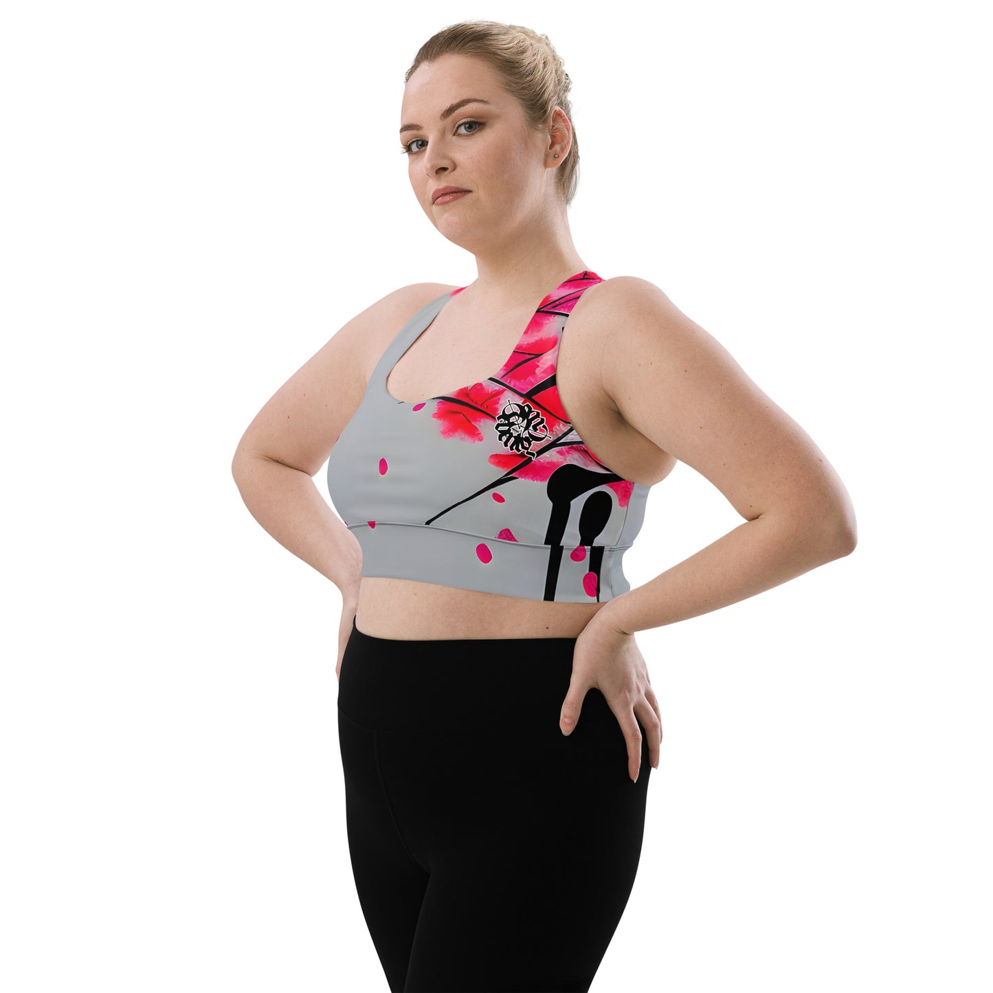 Longline sports bra