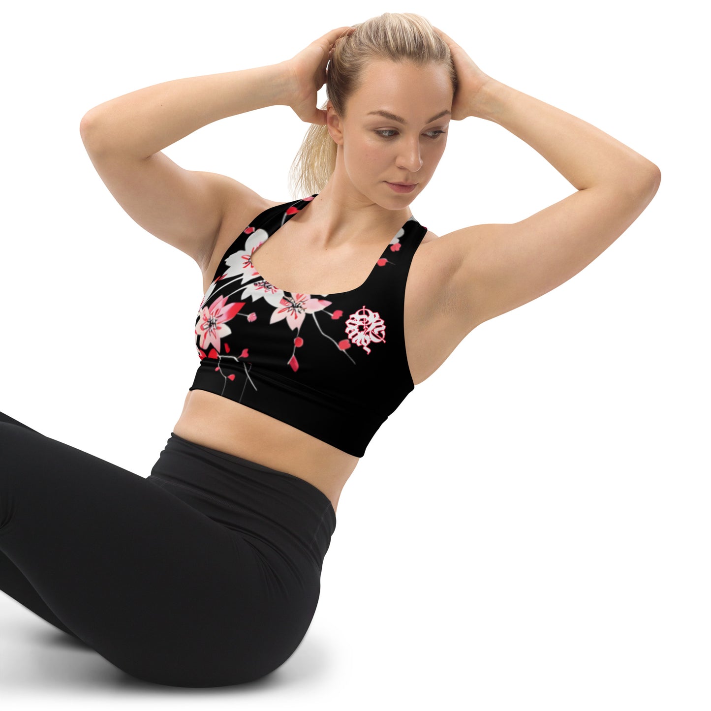Longline sports bra