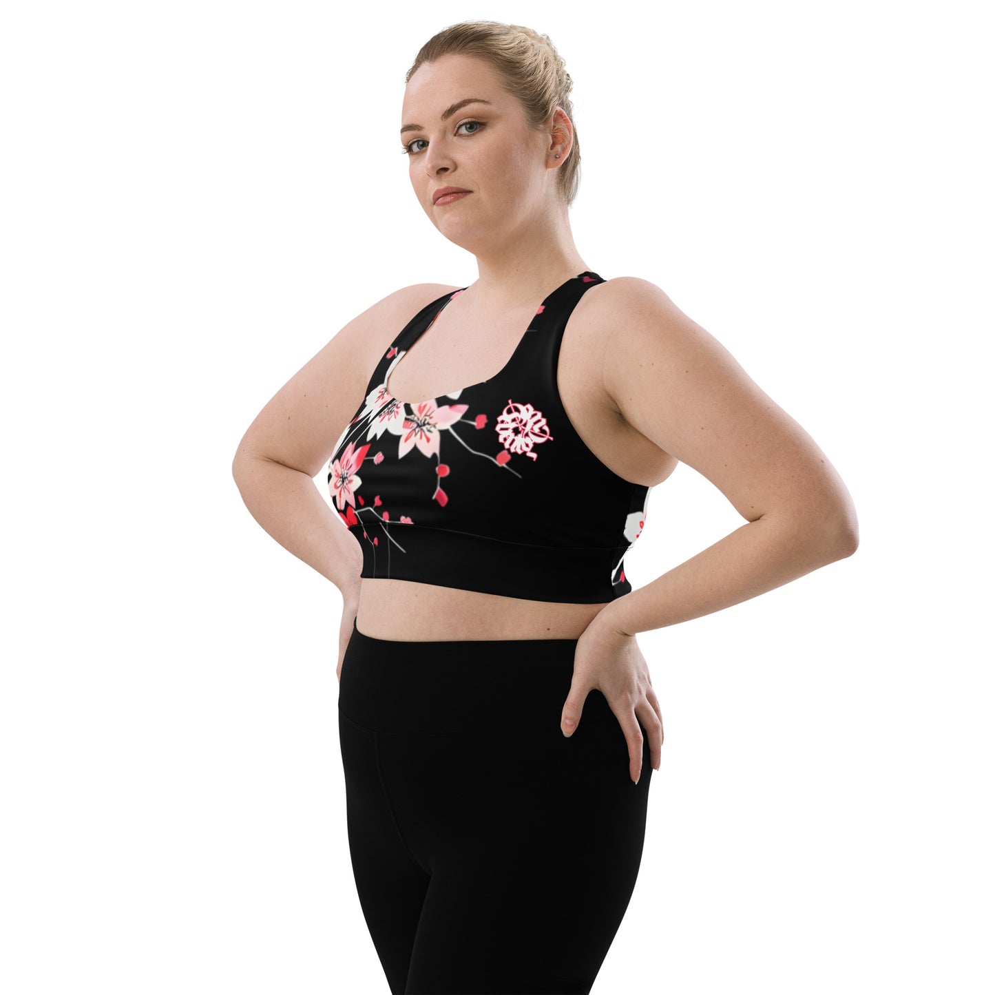 Longline sports bra