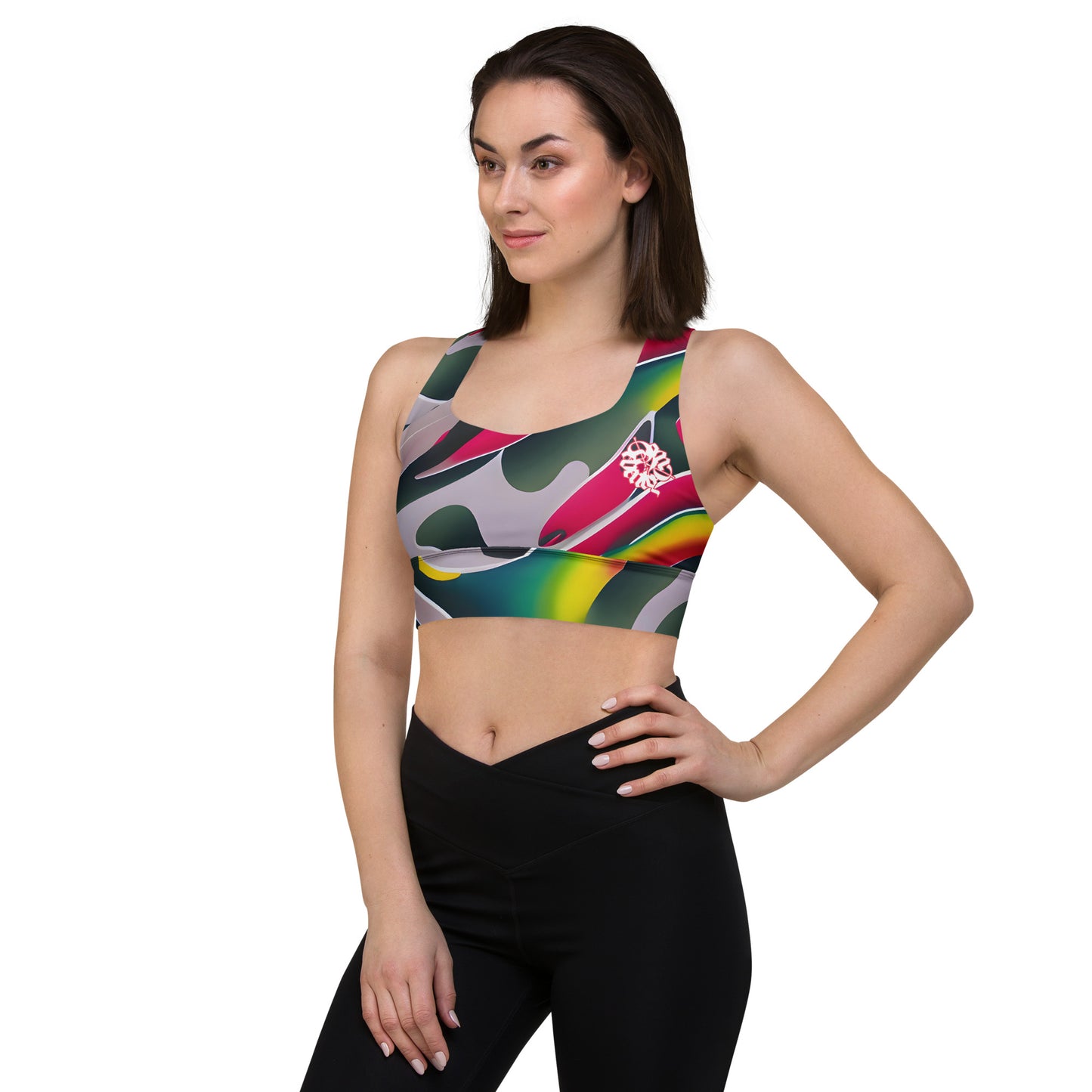 Longline sports bra