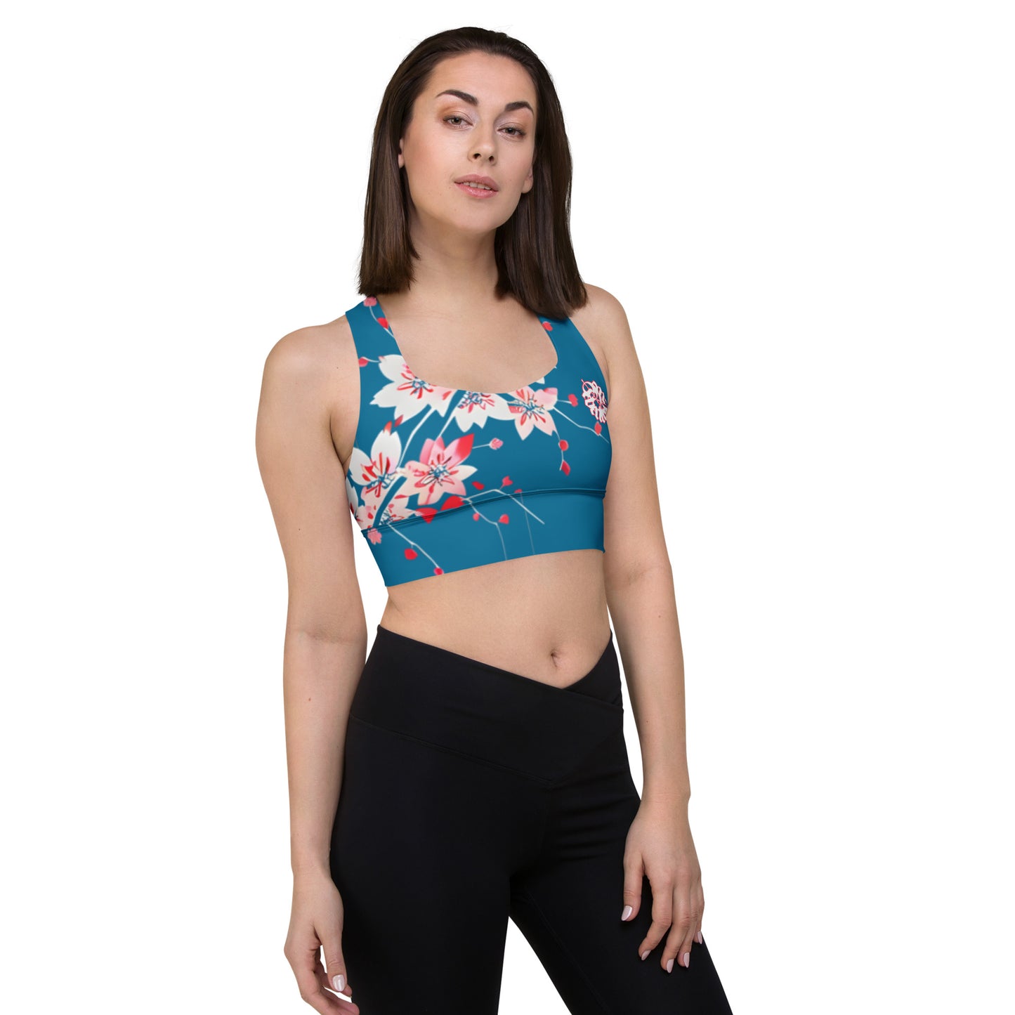 Longline sports bra