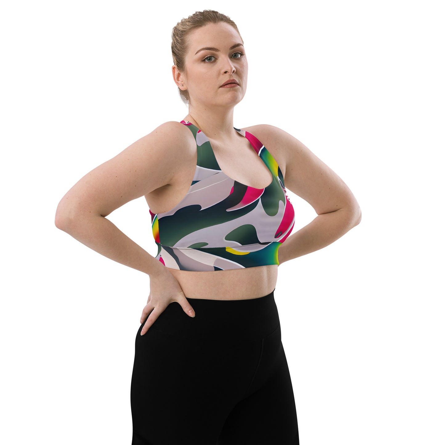 Longline sports bra