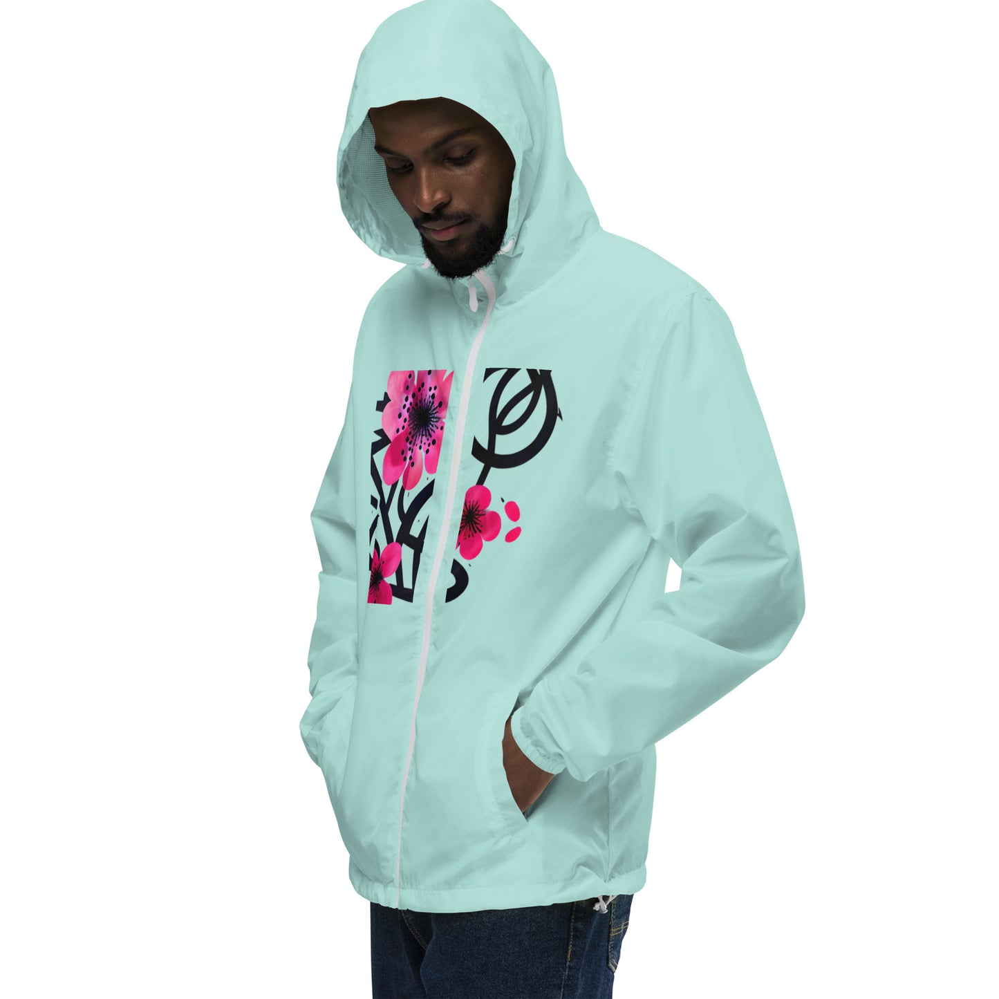 Unisex lightweight zip up windbreaker