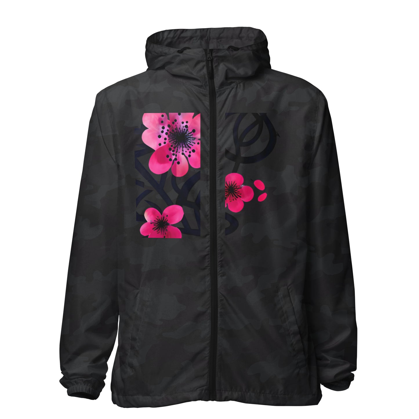 Unisex lightweight zip up windbreaker