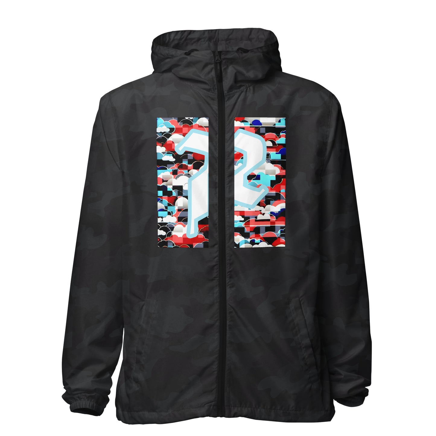 Unisex lightweight zip up windbreaker