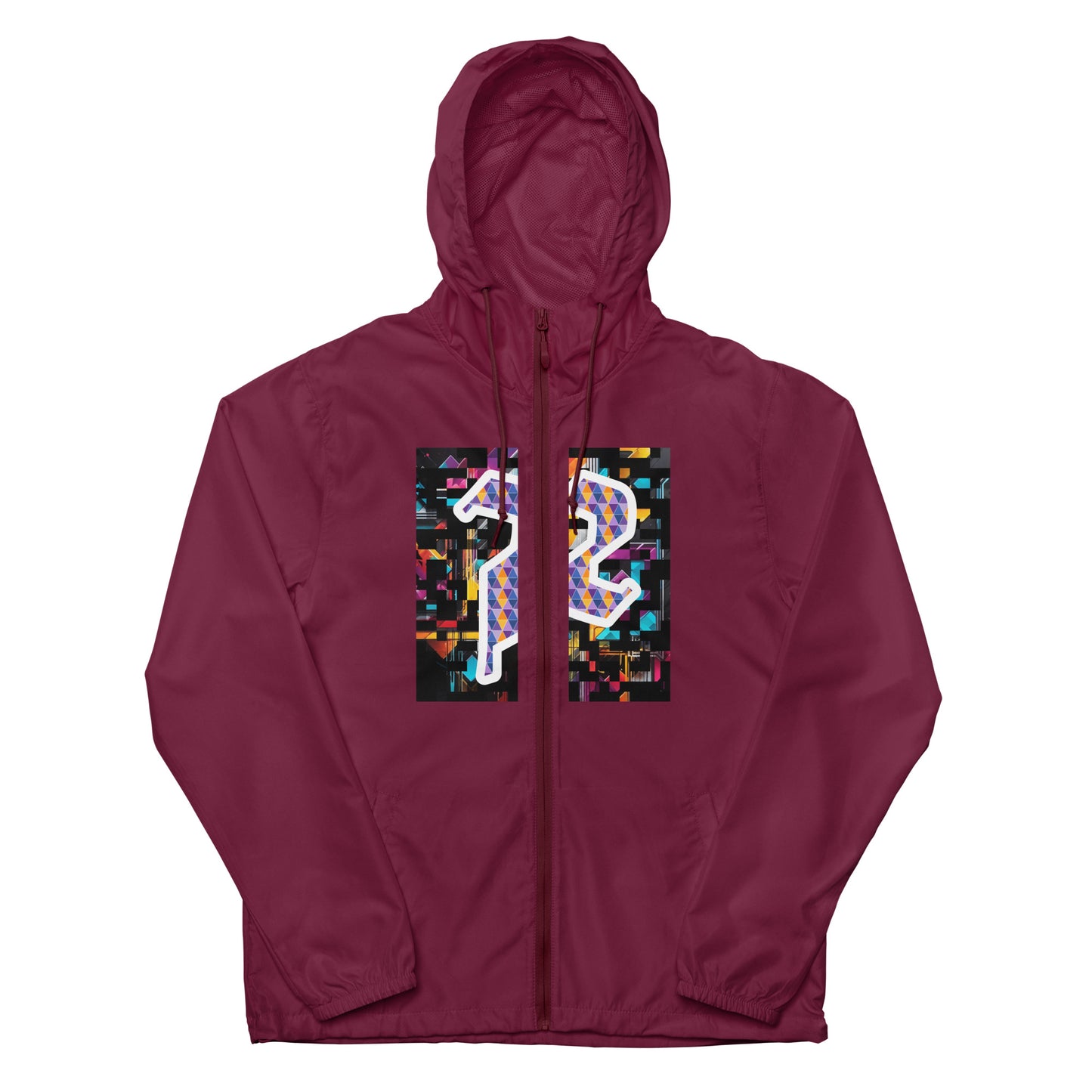 Unisex lightweight zip up windbreaker