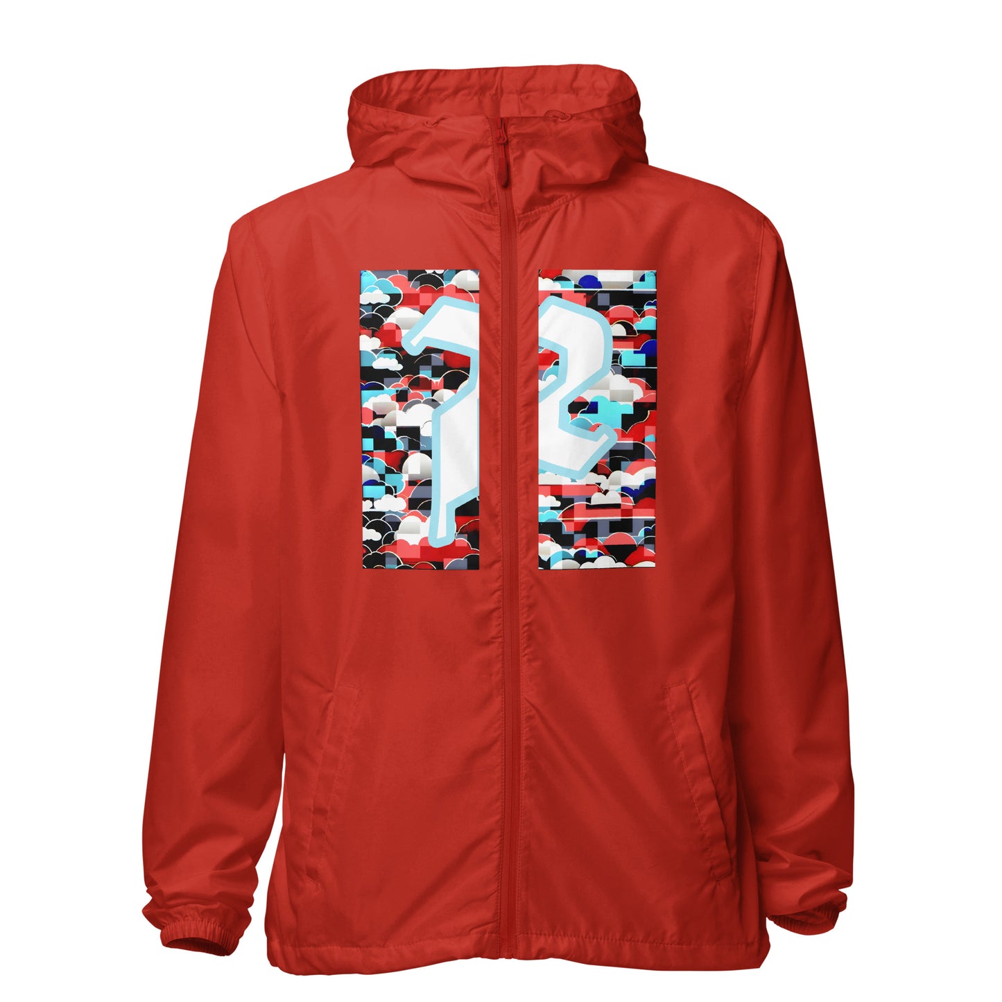 Unisex lightweight zip up windbreaker