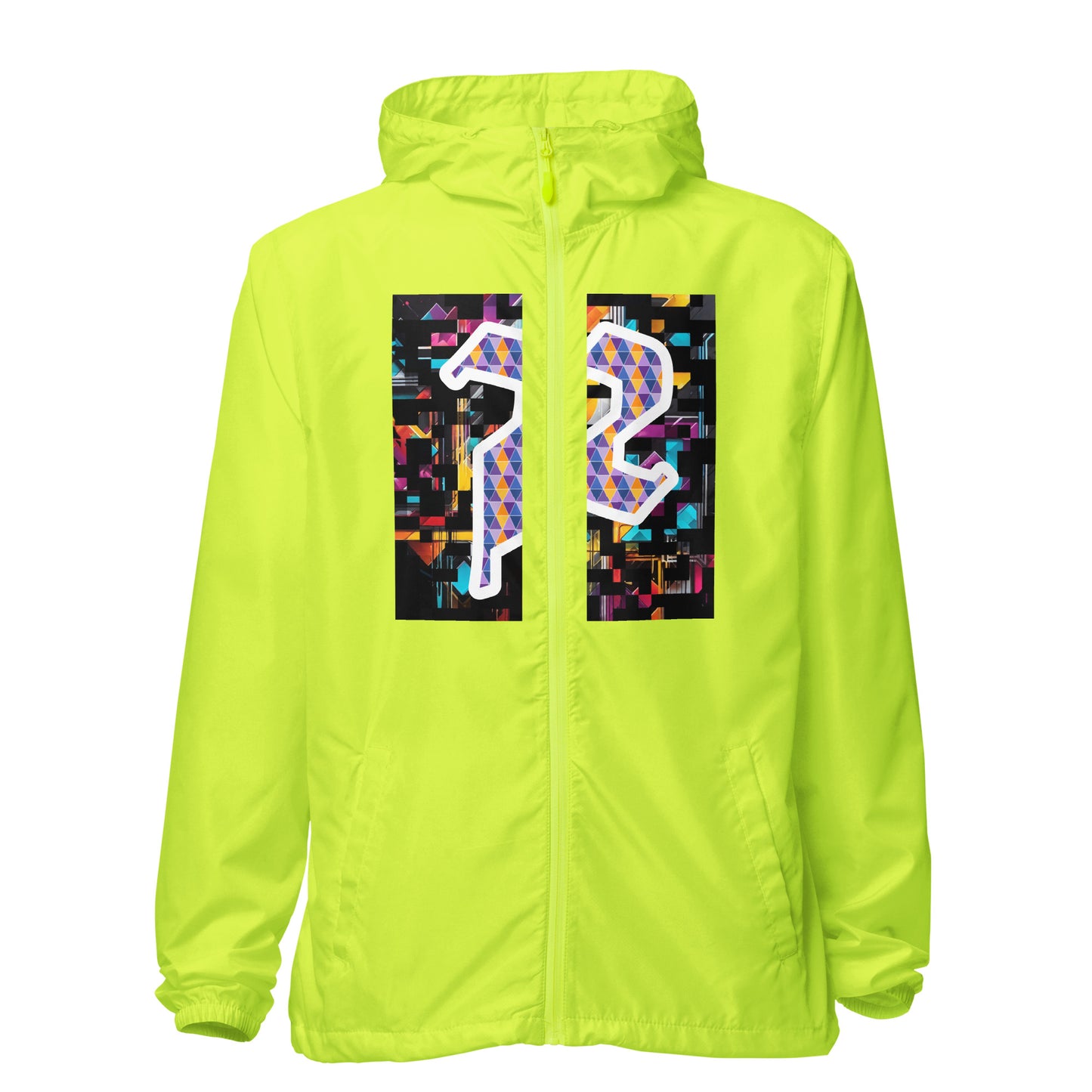 Unisex lightweight zip up windbreaker