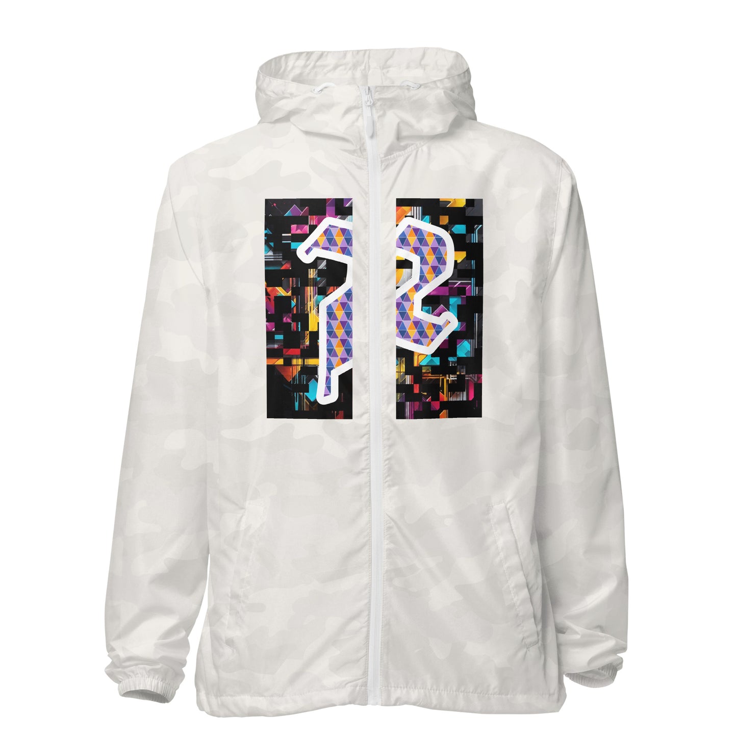 Unisex lightweight zip up windbreaker