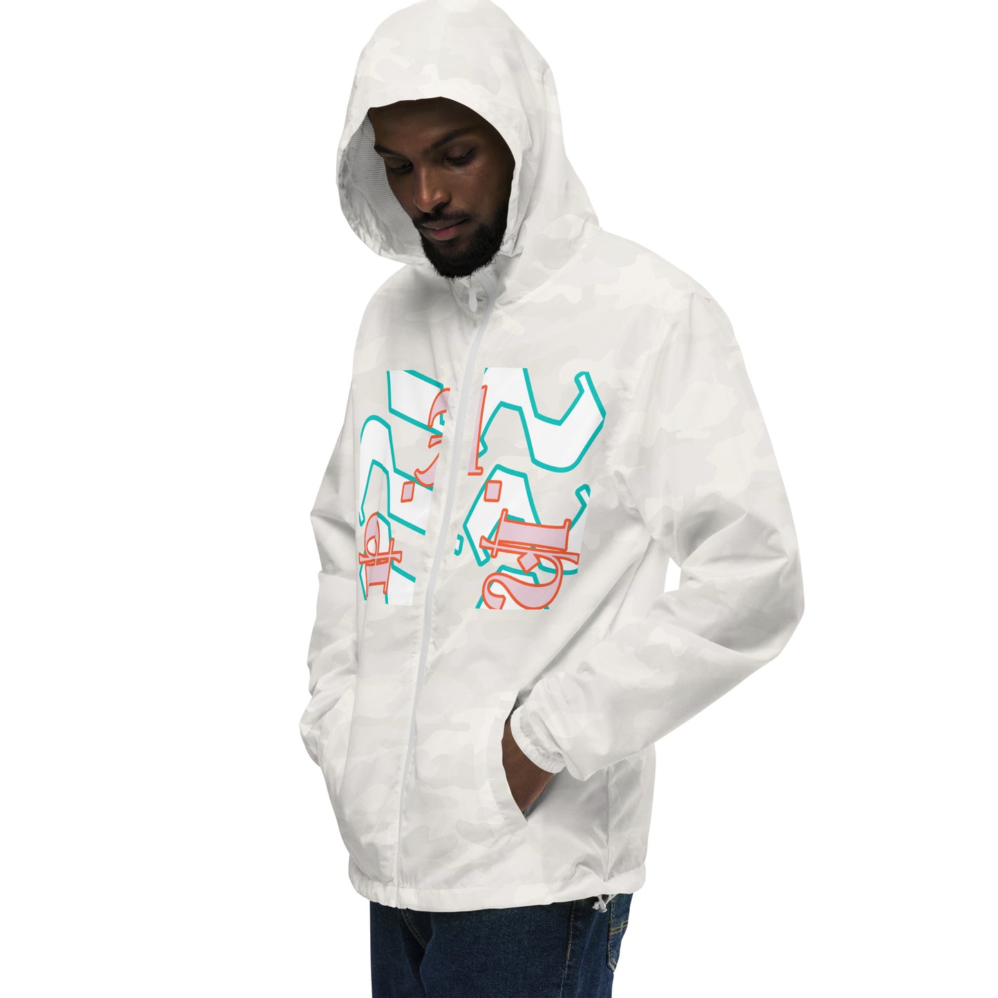 Unisex lightweight zip up windbreaker