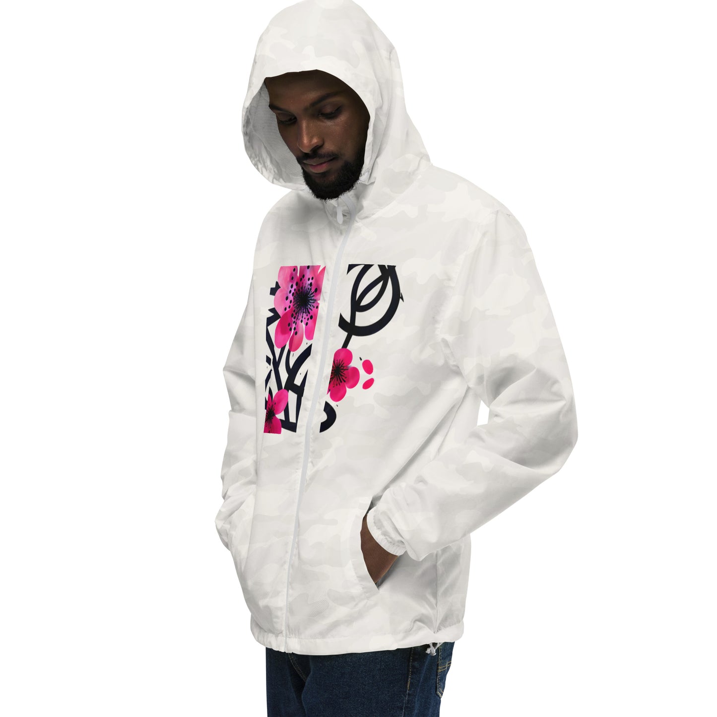 Unisex lightweight zip up windbreaker