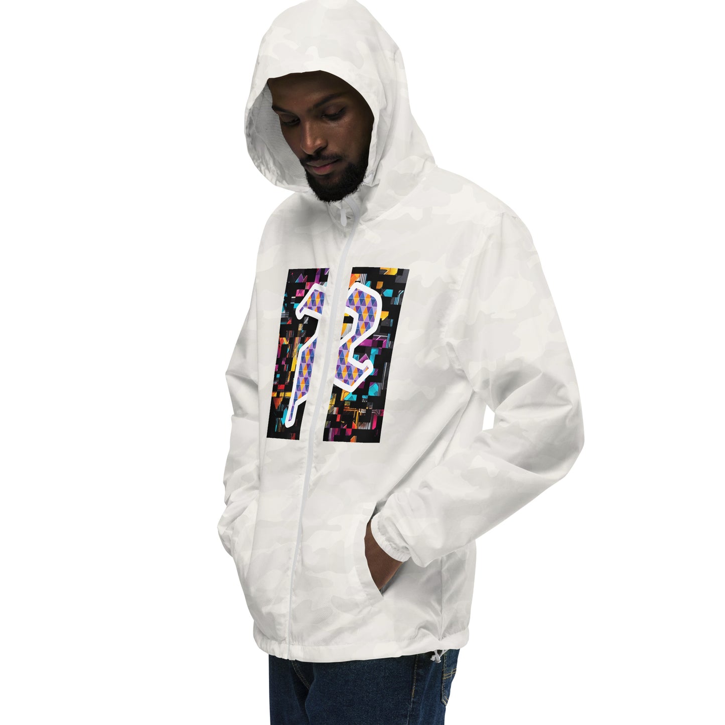 Unisex lightweight zip up windbreaker